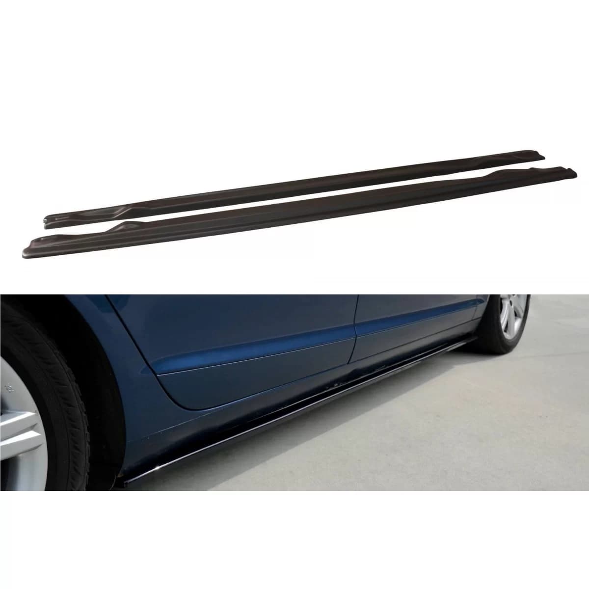 Maxton Design S-Line type add-ons suitable for Audi A6 C6 2004-2011, black lacquer