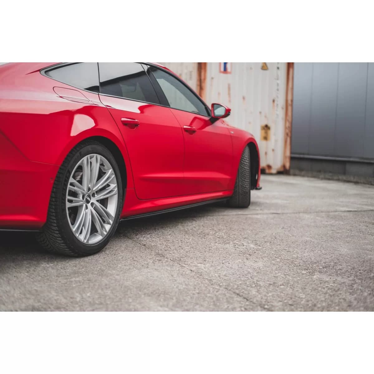 Maxton Design S-Line type add-ons suitable for Audi A7 C8 after 2017, black lacquer