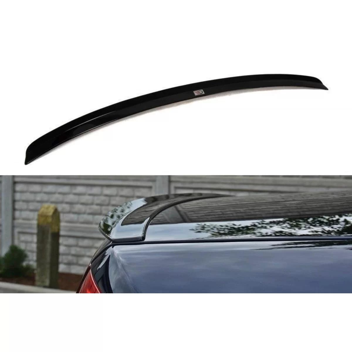 Maxton Design S8 type spoiler suitable for Audi A8 D3 trunk 2006-2010, matte black