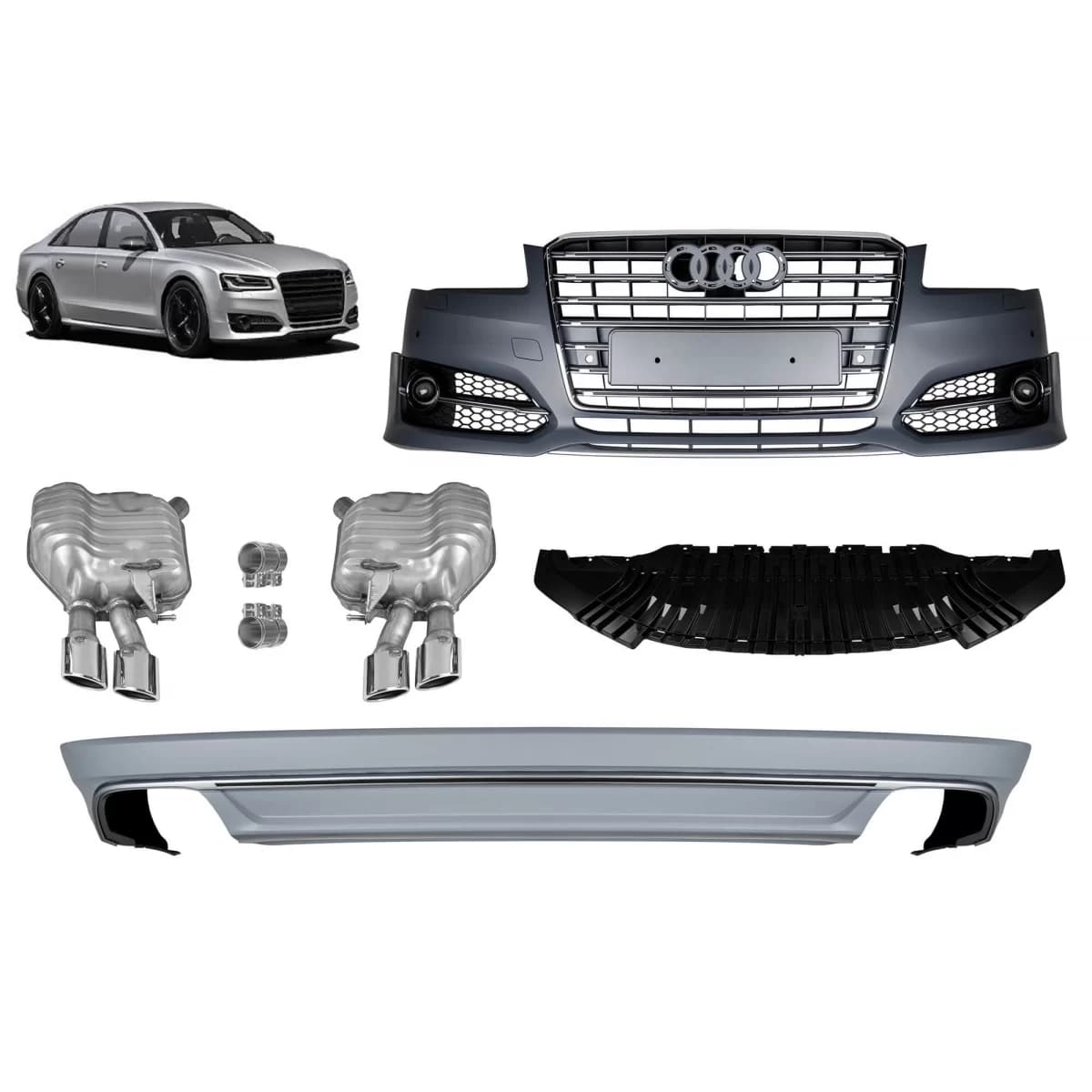 S8 type tuning package suitable for Audi A8 2015-2017
