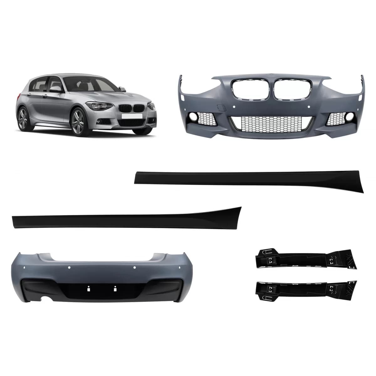 M Technik package suitable for BMW Series 1 F20 2010-2015 -o----