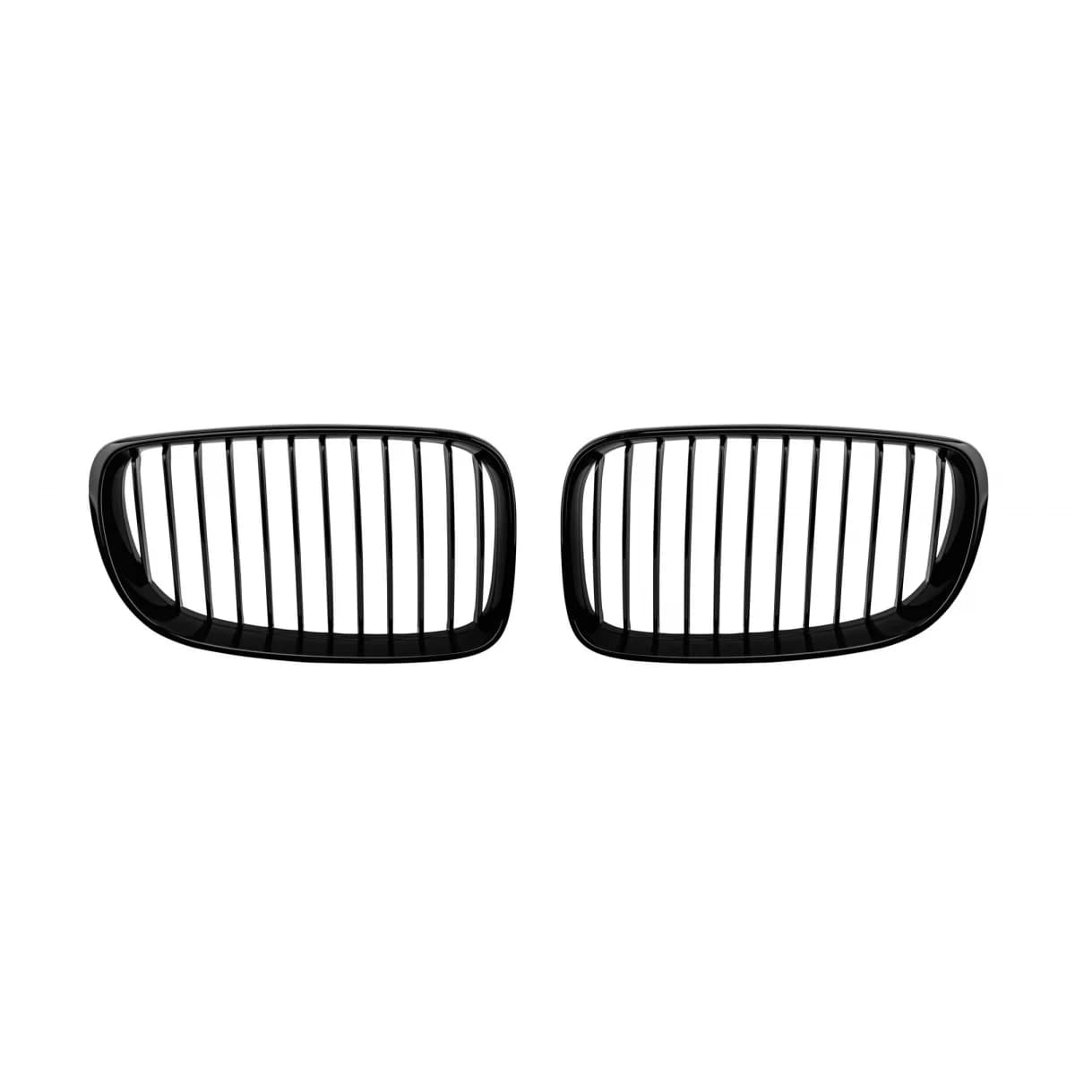 Black kidney grilles suitable for BMW 1 Series E81, E82, E87, E88 2007-2011