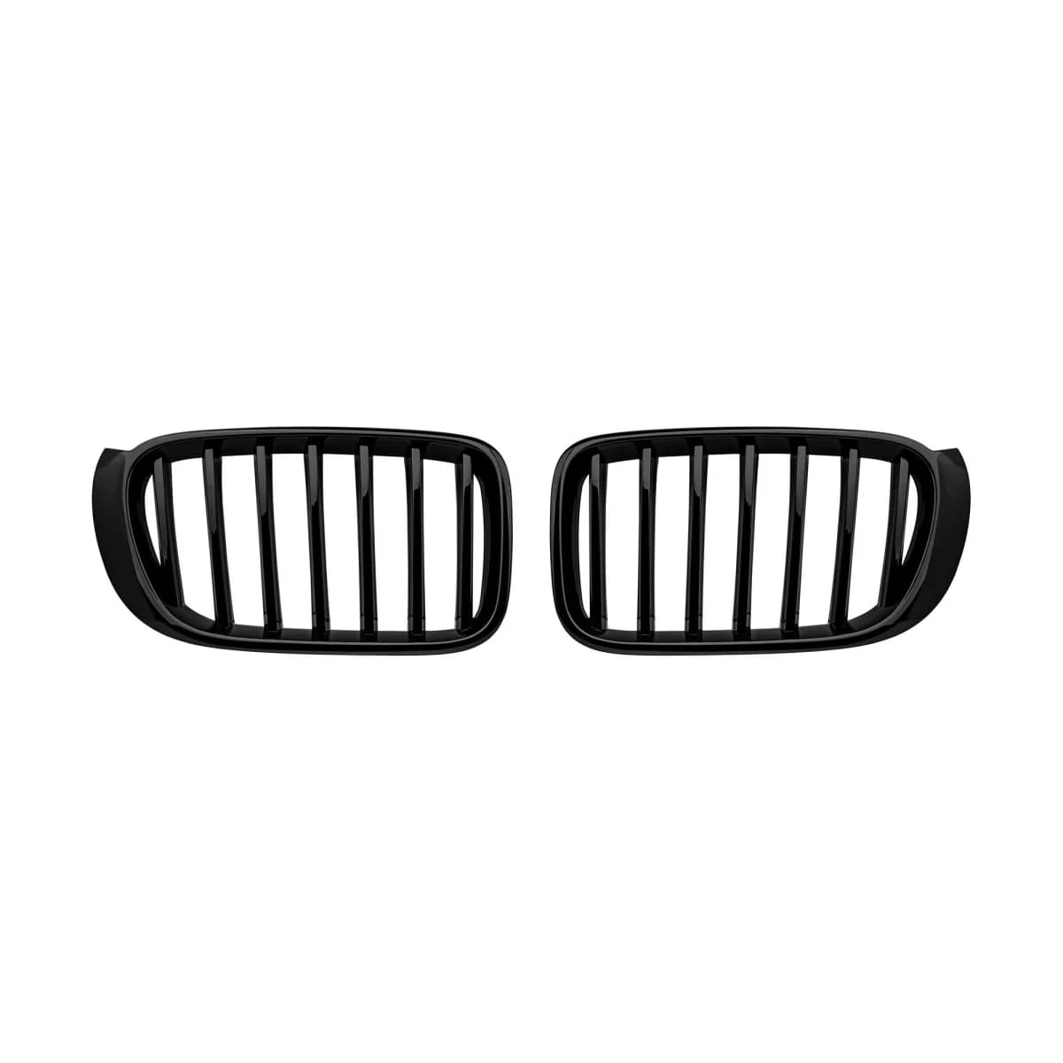 Black kidney grilles suitable for BMW X3 F25 2014-2017, X4 F26 2014-2018