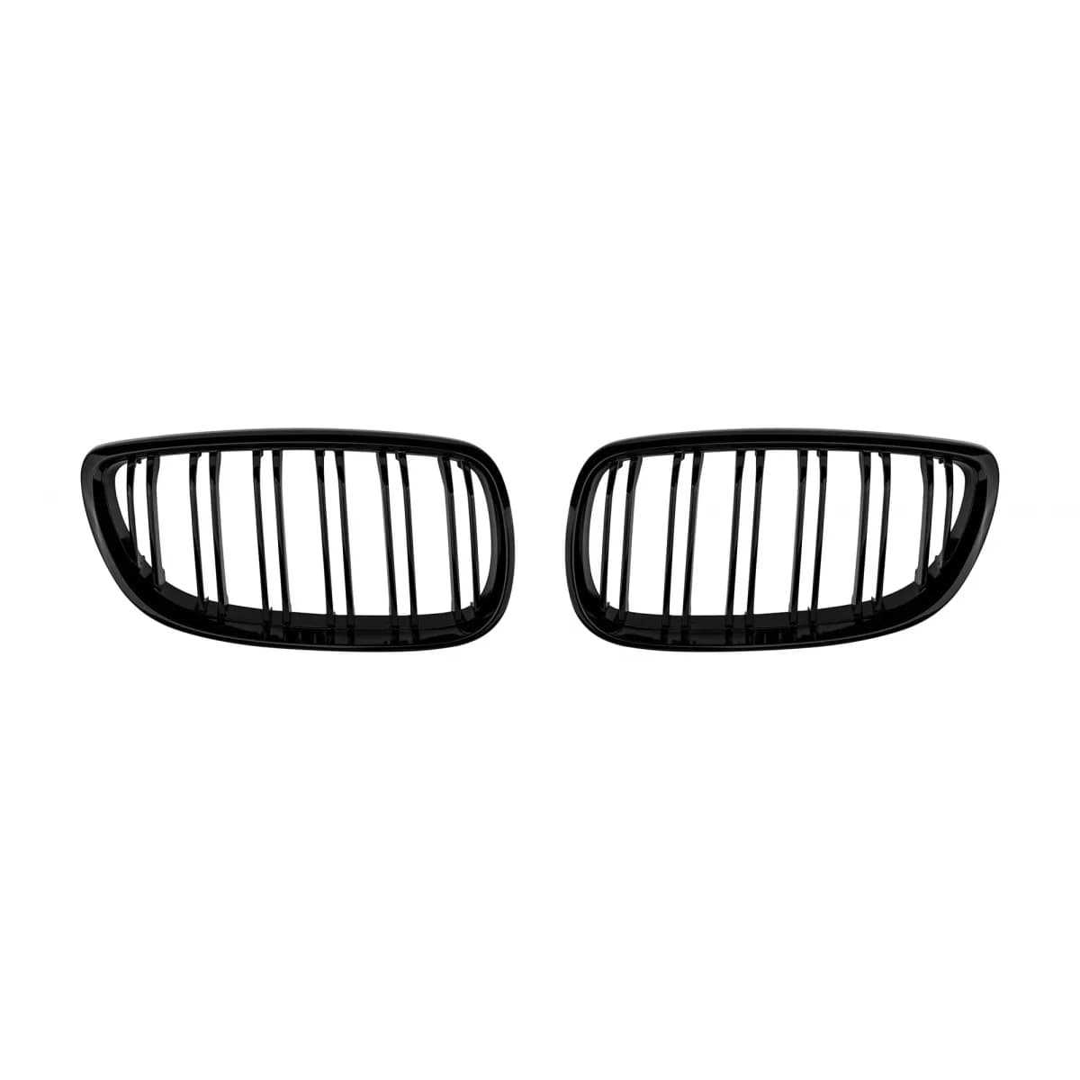 Black M3 style kidney grilles suitable for BMW 3 Series E92 coupe, E93 convertible 2006-2009