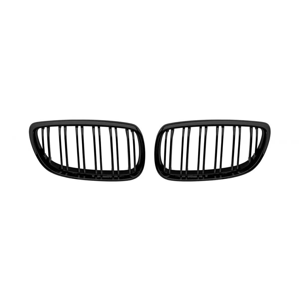 Black matte M3 style kidneys suitable for BMW 3 Series E92 coupe, E93 convertible 2006-2009