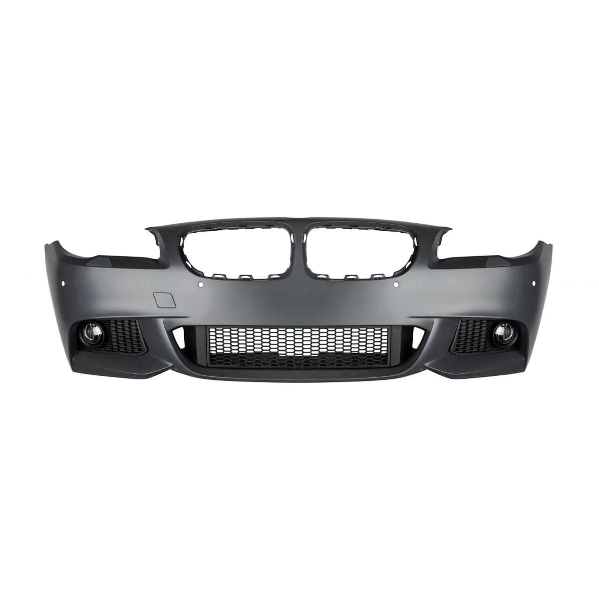 Front M Technik bumper suitable for BMW 5 Series F10 sedan, F11 touring 2010-2013 with PDC, with washers, with fog lights