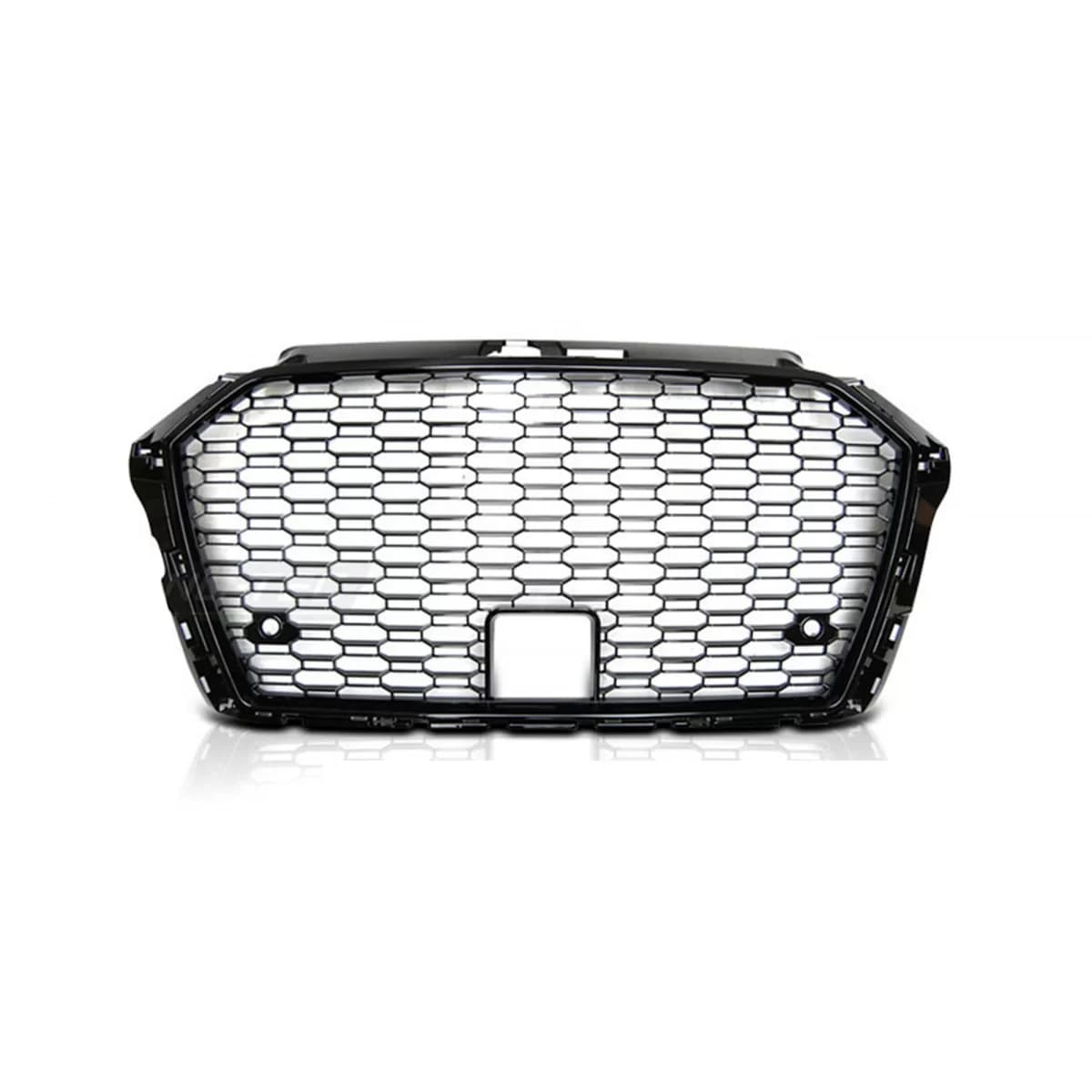 Black lacquer RS type grille suitable for Audi A3 8V sedan, convertible, Sportback after 2017