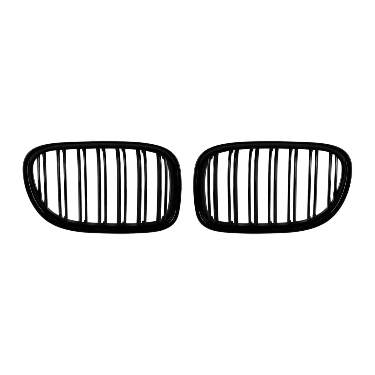 Black kidney grilles suitable for BMW 7 Series F01 short wheelbase, F02 long wheelbase 2008-2015