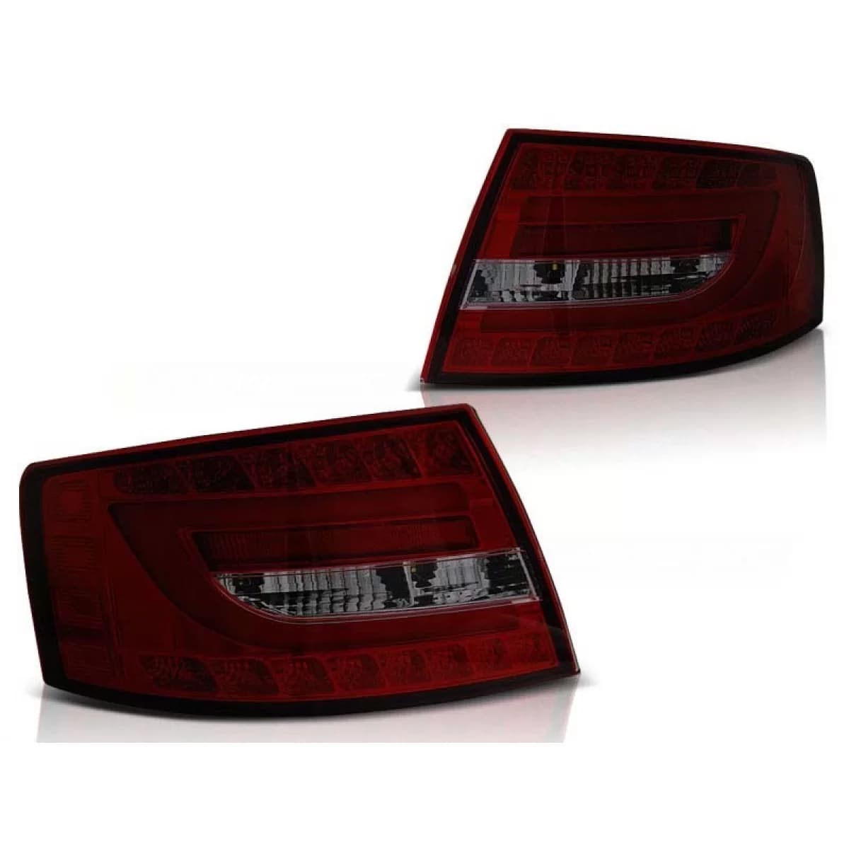Tuning LED tail light kit suitable for Audi A6 C6 04.2004-2008 sedan, version without factory LED tail lights (6-pin connector), left and right