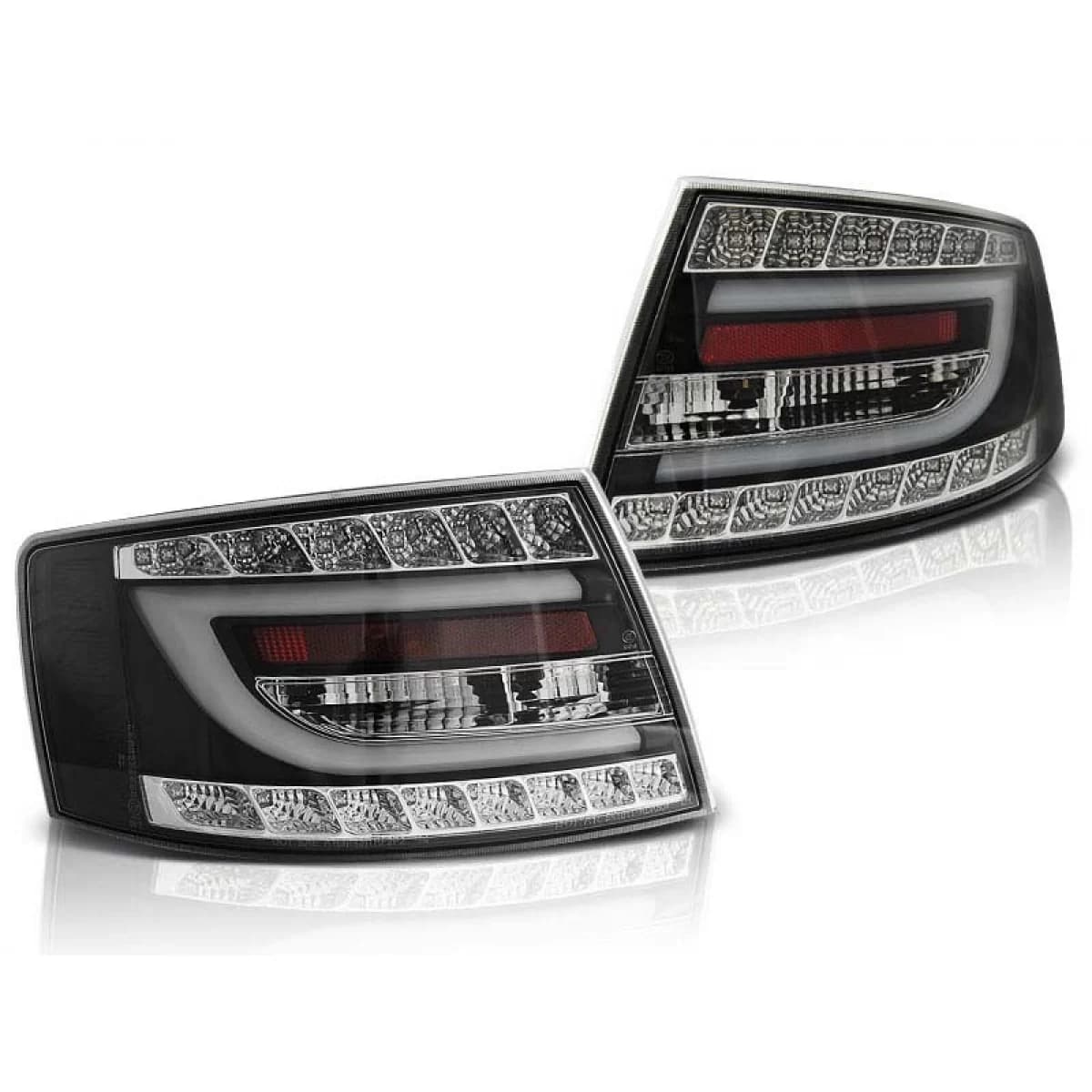 Tuning LED tail light kit suitable for Audi A6 C6 04.2004-2008 sedan, version with factory LED tail lights (7-pin connector), left and right