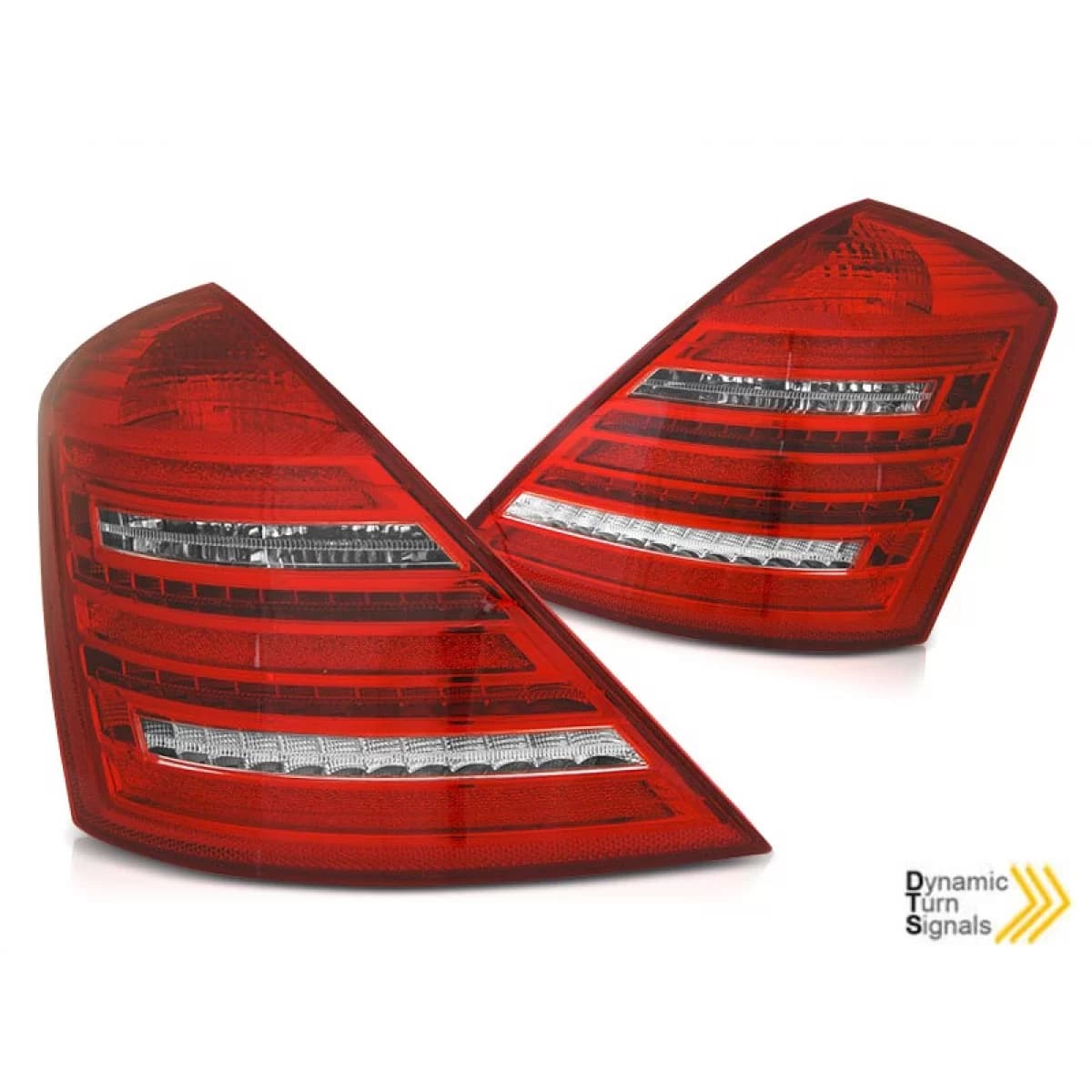 LED tuning tail light kit suitable for Mercedes S-Class W221 2005-2009 design type W222, left and right