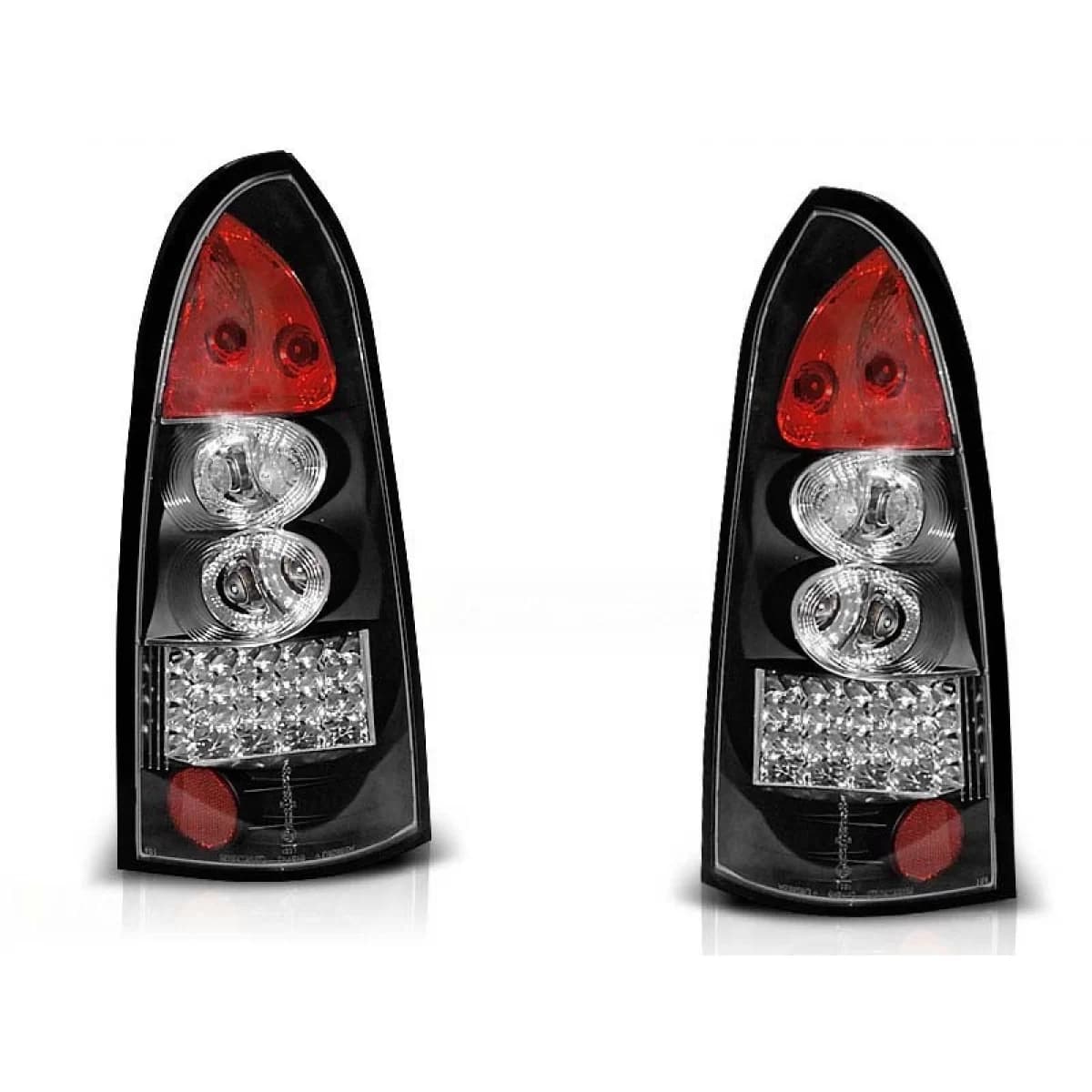LED tuning tail light set suitable for Opel ASTRA G 09.1997-02.2004 estate, left and right