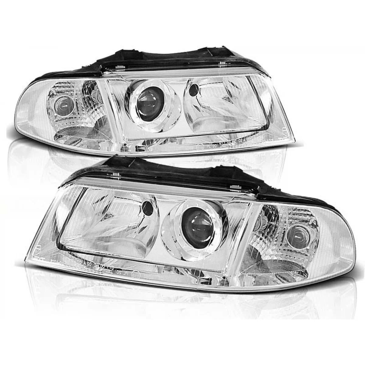 Tuning headlight kit with lenses suitable for Audi A4 B5 01.1999-09.2000 sedan/wagon, left and right