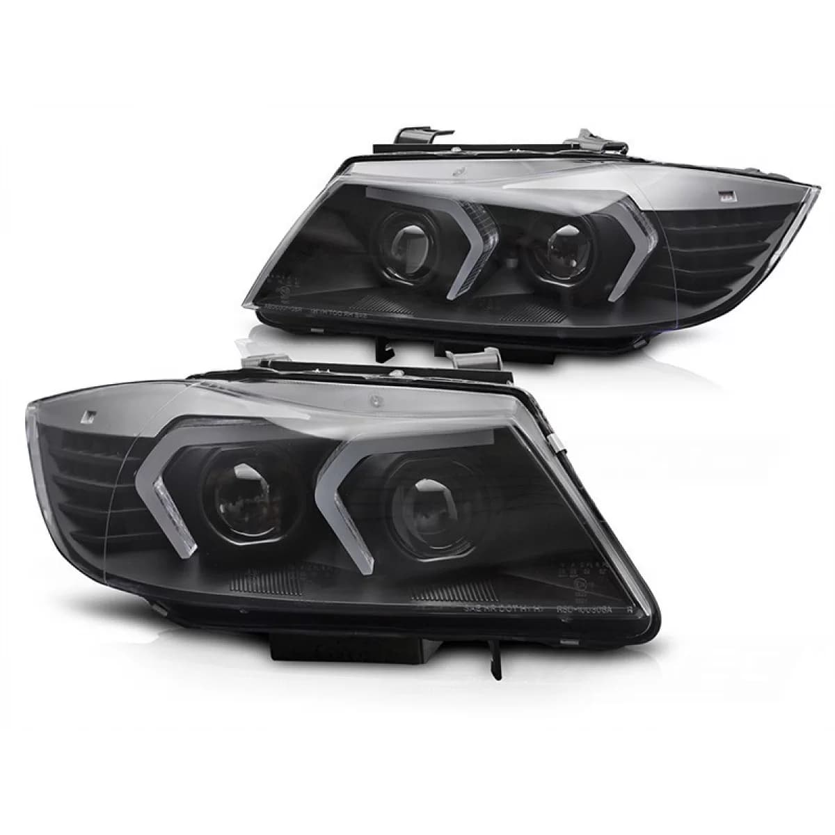 Xenon headlight kit suitable for BMW 3 Series E90 sedan, E91 touring LCI 2009-2011 with black base