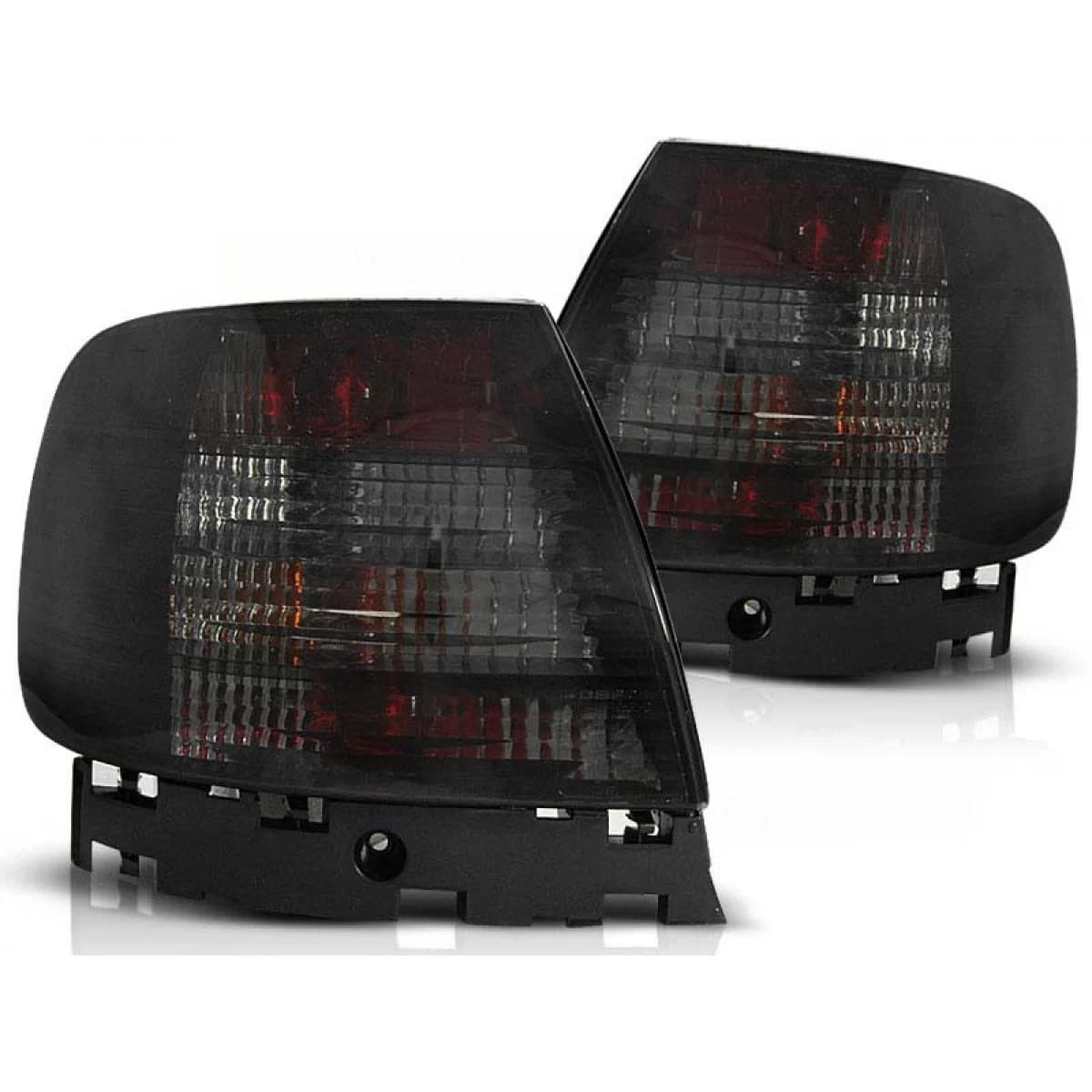 Tuning tail lights suitable for Audi A4 11.1994-09.2000 sedan fully tinted, left and right