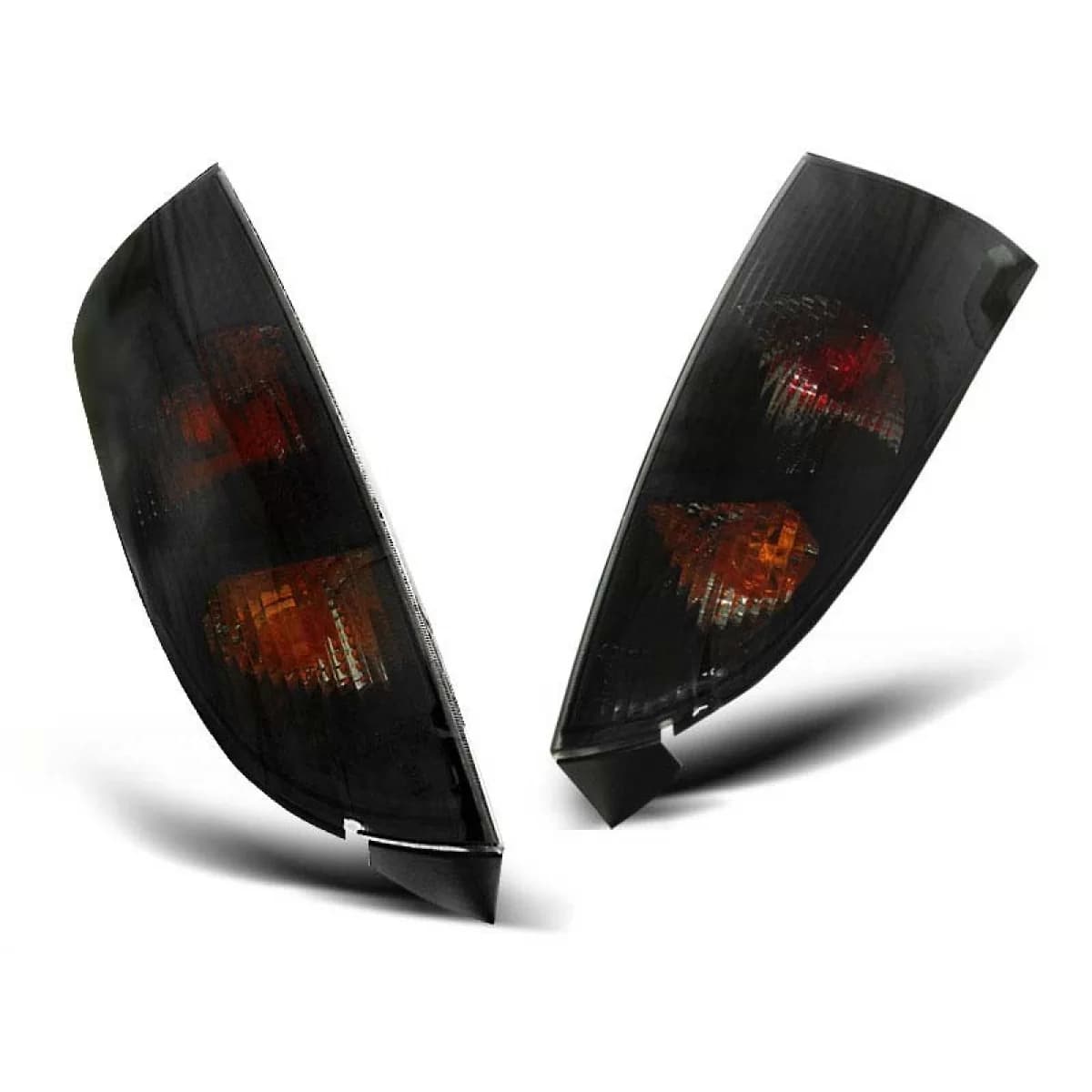Tuning tail light set suitable for Ford FOCUS 1 10.1998-10.2004 hatchback fully smoked, left and right