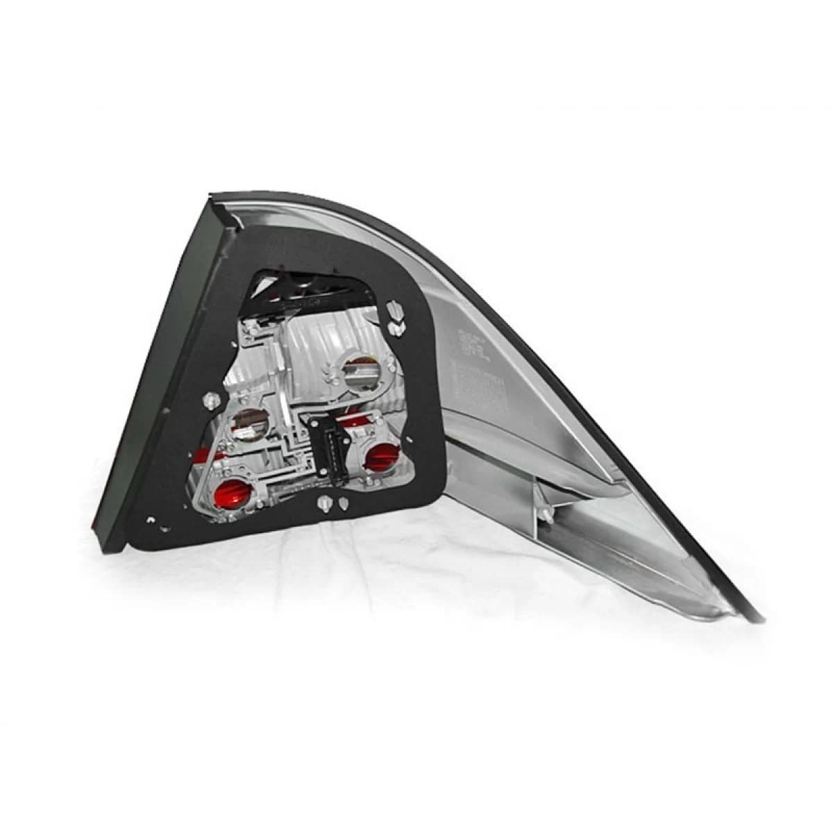 Tuning tail light set suitable for Mercedes S-Class W220 1998-2005 with red and white base, left and right