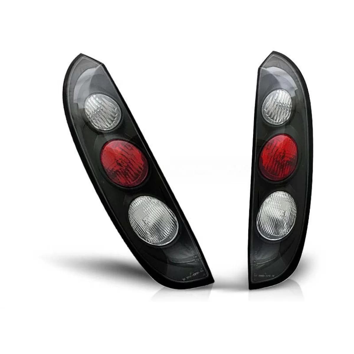 Tuning tail light set suitable for Opel CORSA C 11.2000-09.2006 3/5 doors, hatchback with black base, left and right