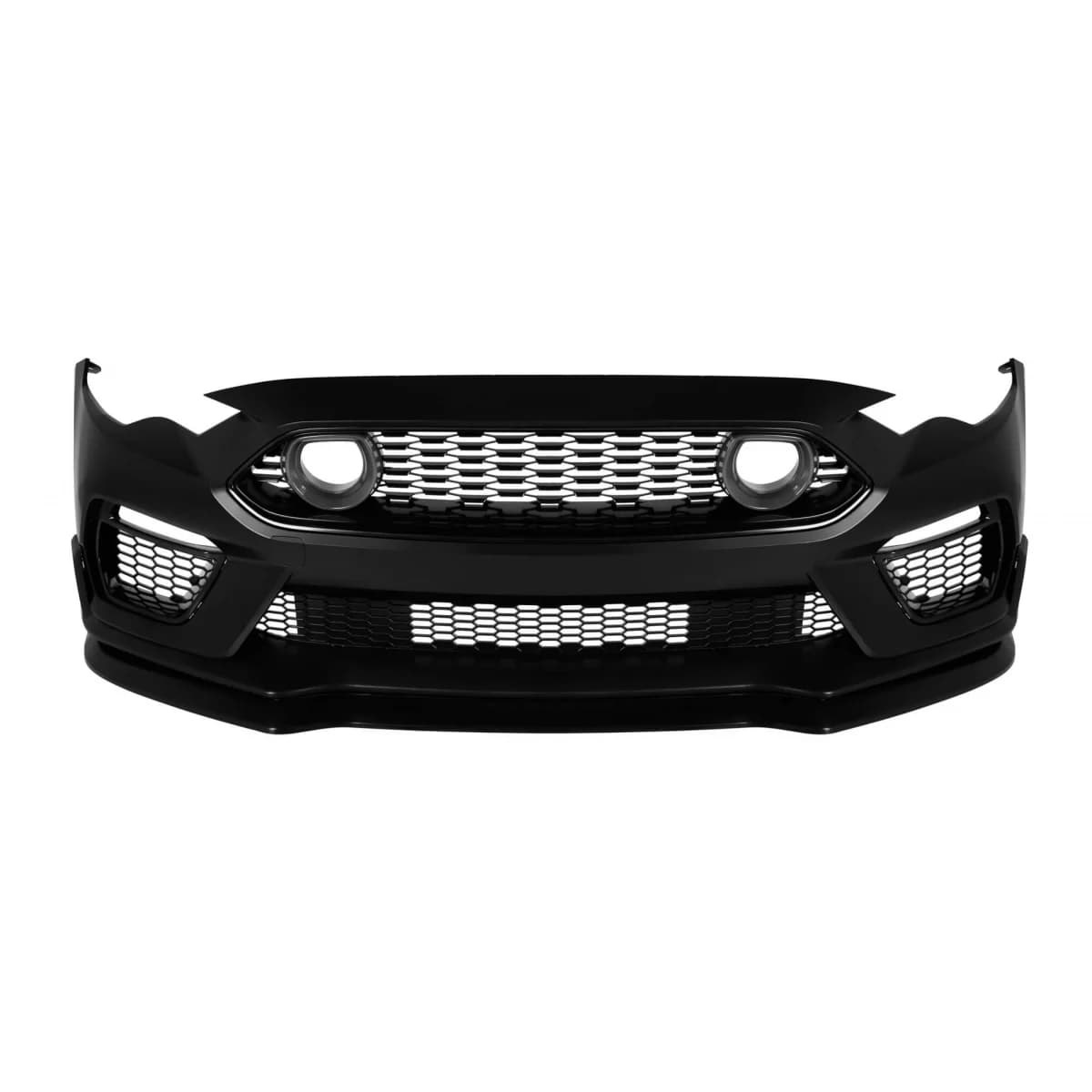 Front bumper type Mach 1 with LED lights in the grille suitable for Ford Mustang 2018-2022