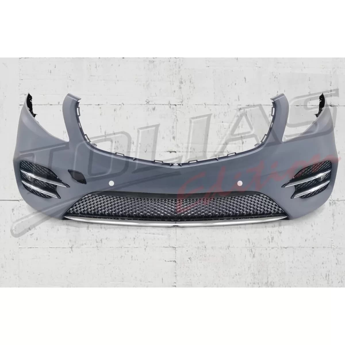 Front Bumper suitable for Mercedes V-Class W447 Vito (2014-2019) Sport Line Design