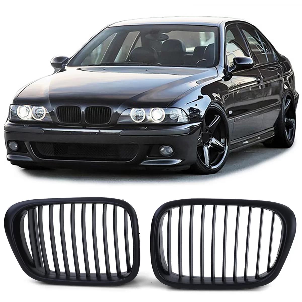 Sport grille front grill black for 5 Series BMW E39 1995-2003
