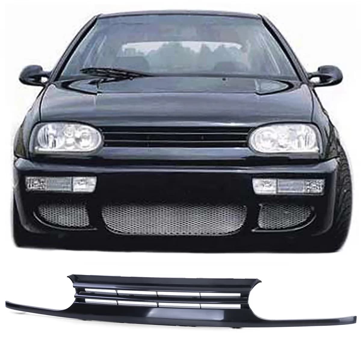 ABS sport grille without emblem VR6 for VW Golf 3 91-97