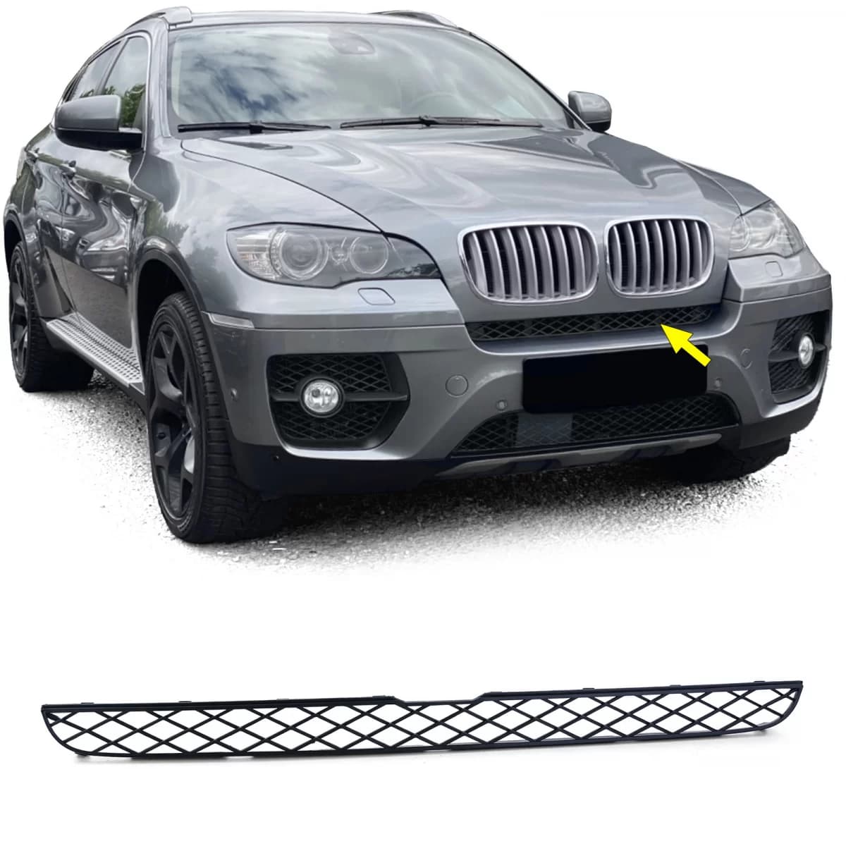 Sport grille mesh bumper center upper suitable for BMW X6 E71 06-14