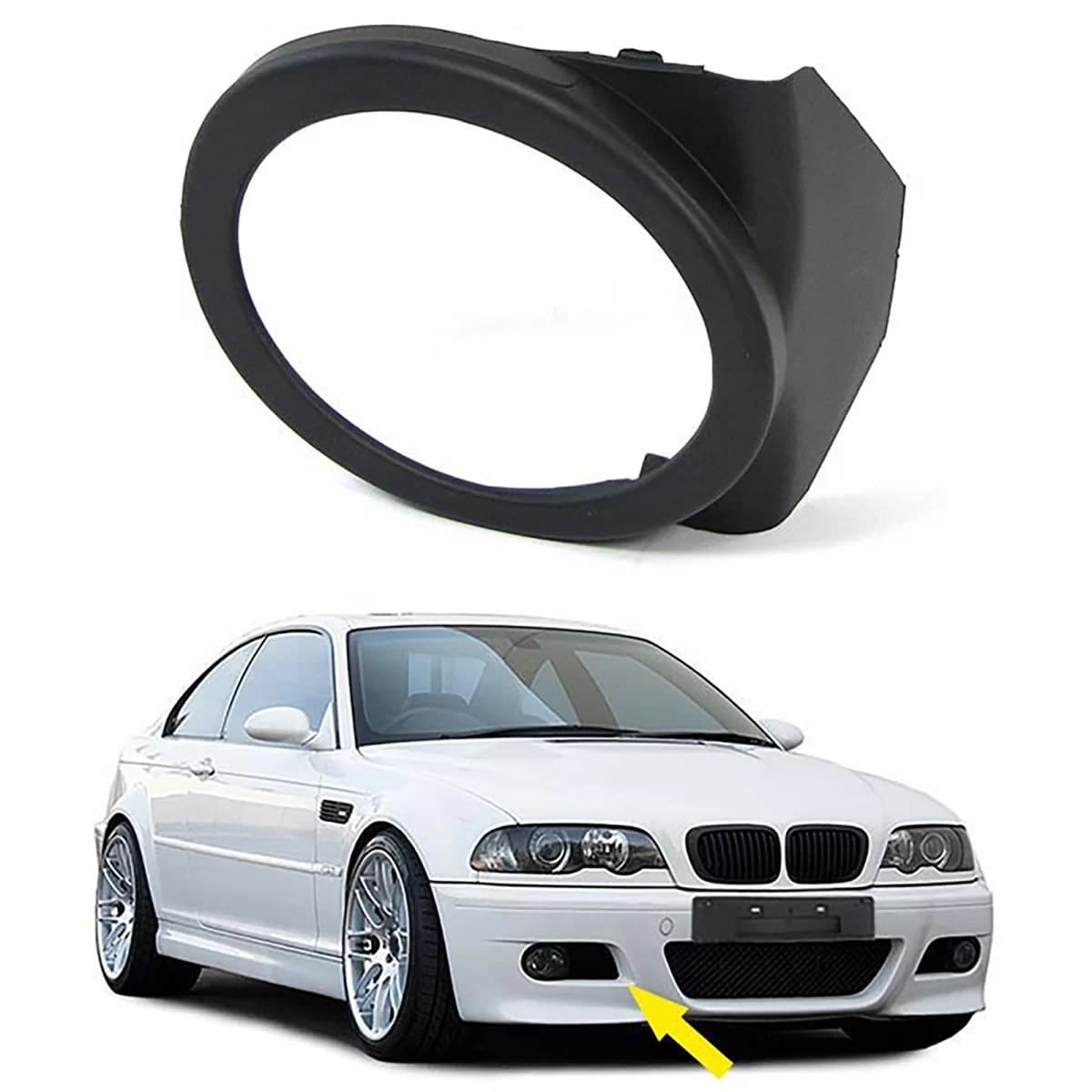 Fog light trim cover right suitable for BMW 3 SERIES E46 98-07