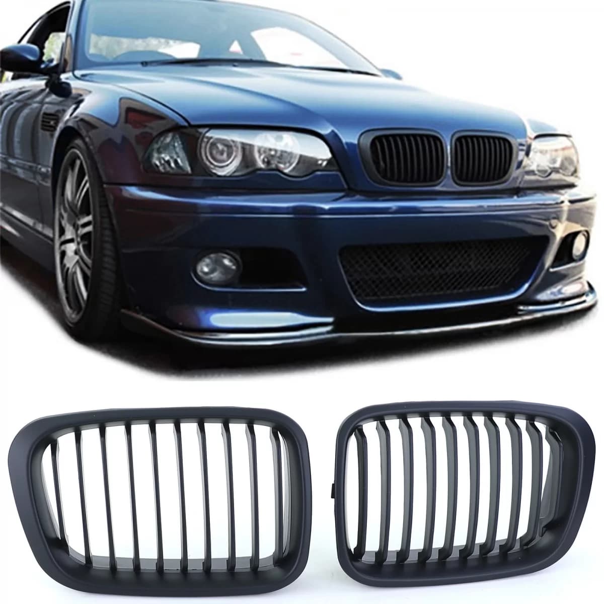 Sport grille front grill black for 3 Series BMW E46 pre-facelift 1998-2001