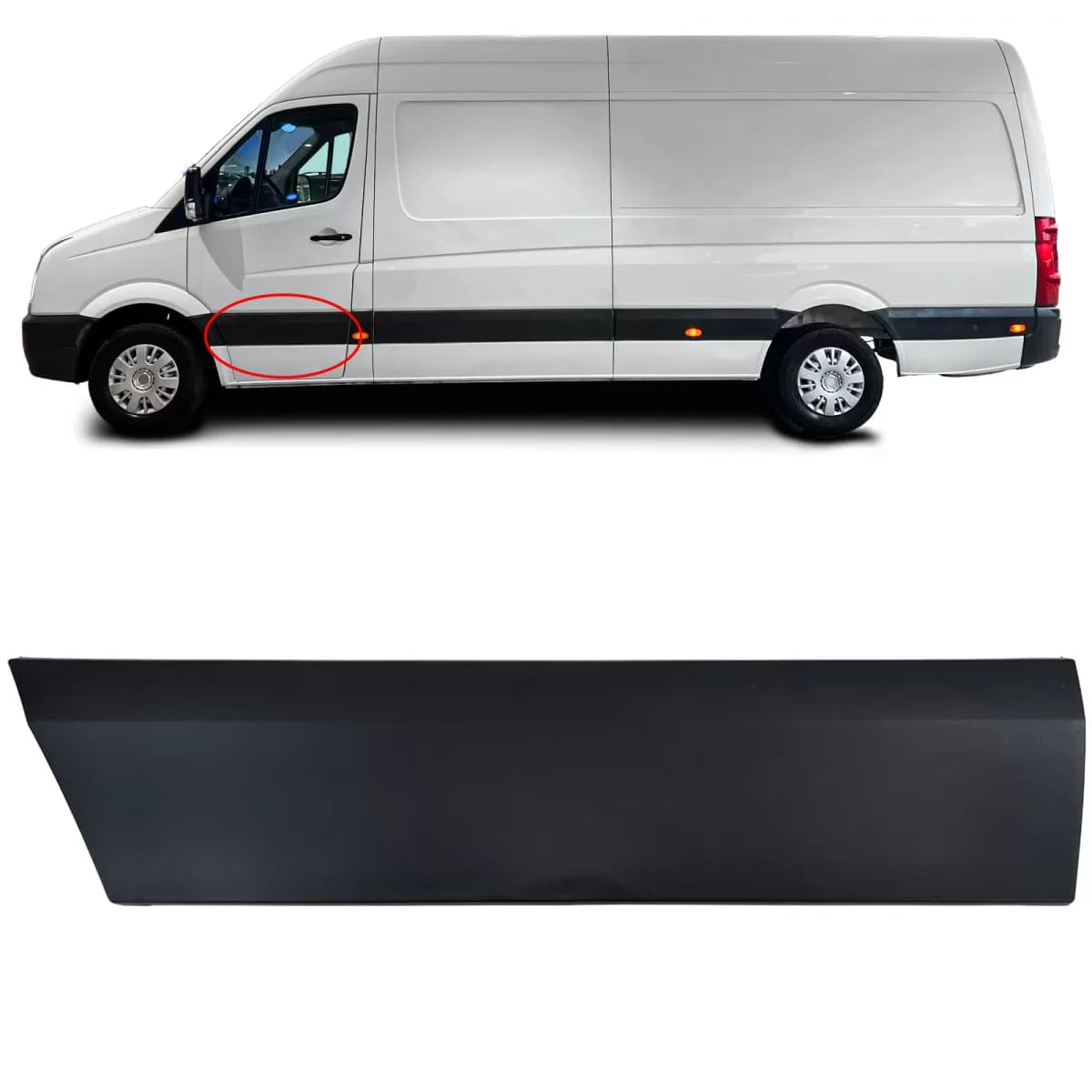 Molding front left door for VW Crafter 30-50 2E 2006-2016