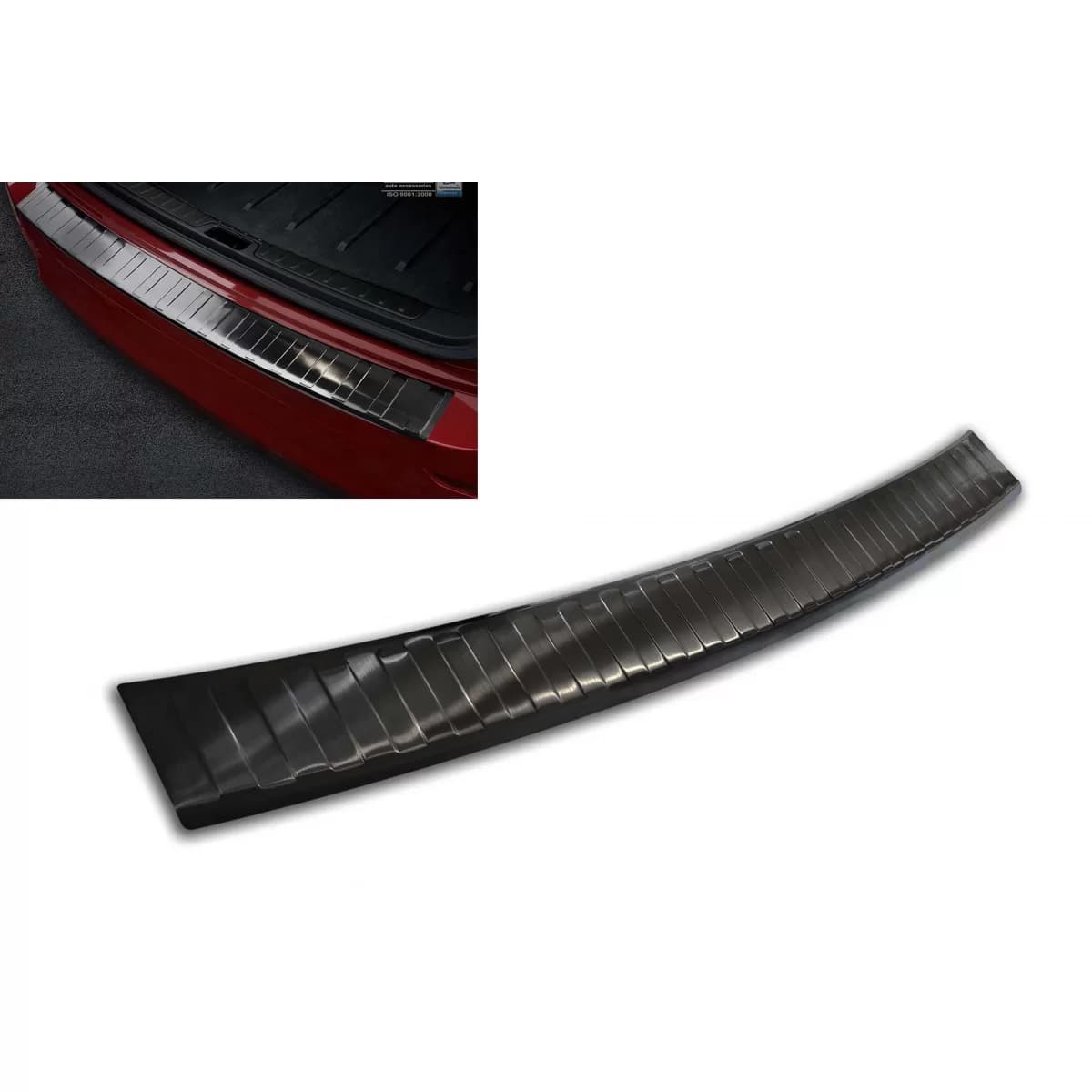 Avisa rear bumper protector suitable for BMW X6 E71 2009-2014, black lacquer