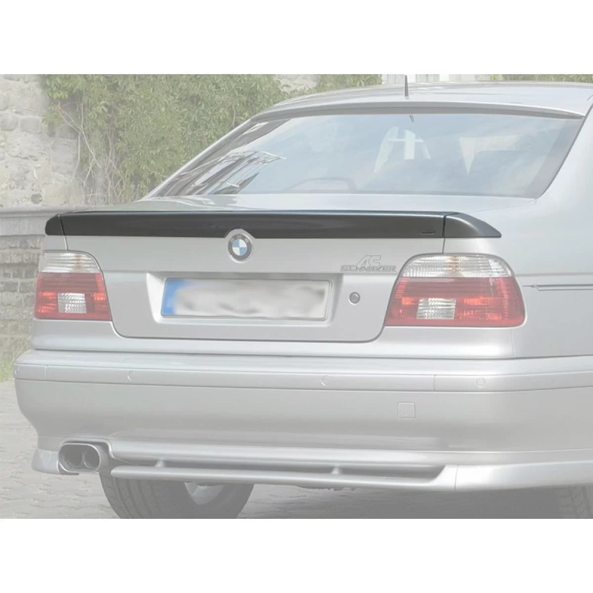 ACS type trunk spoiler suitable for BMW 5 Series E39 sedan 1995-2003, 3 pieces, unpainted