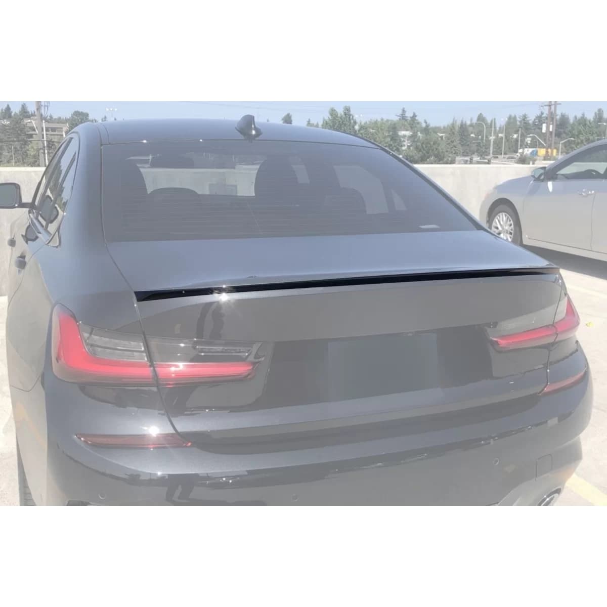 M Technik trunk spoiler suitable for BMW 3 Series G20 after 2019, unpainted
