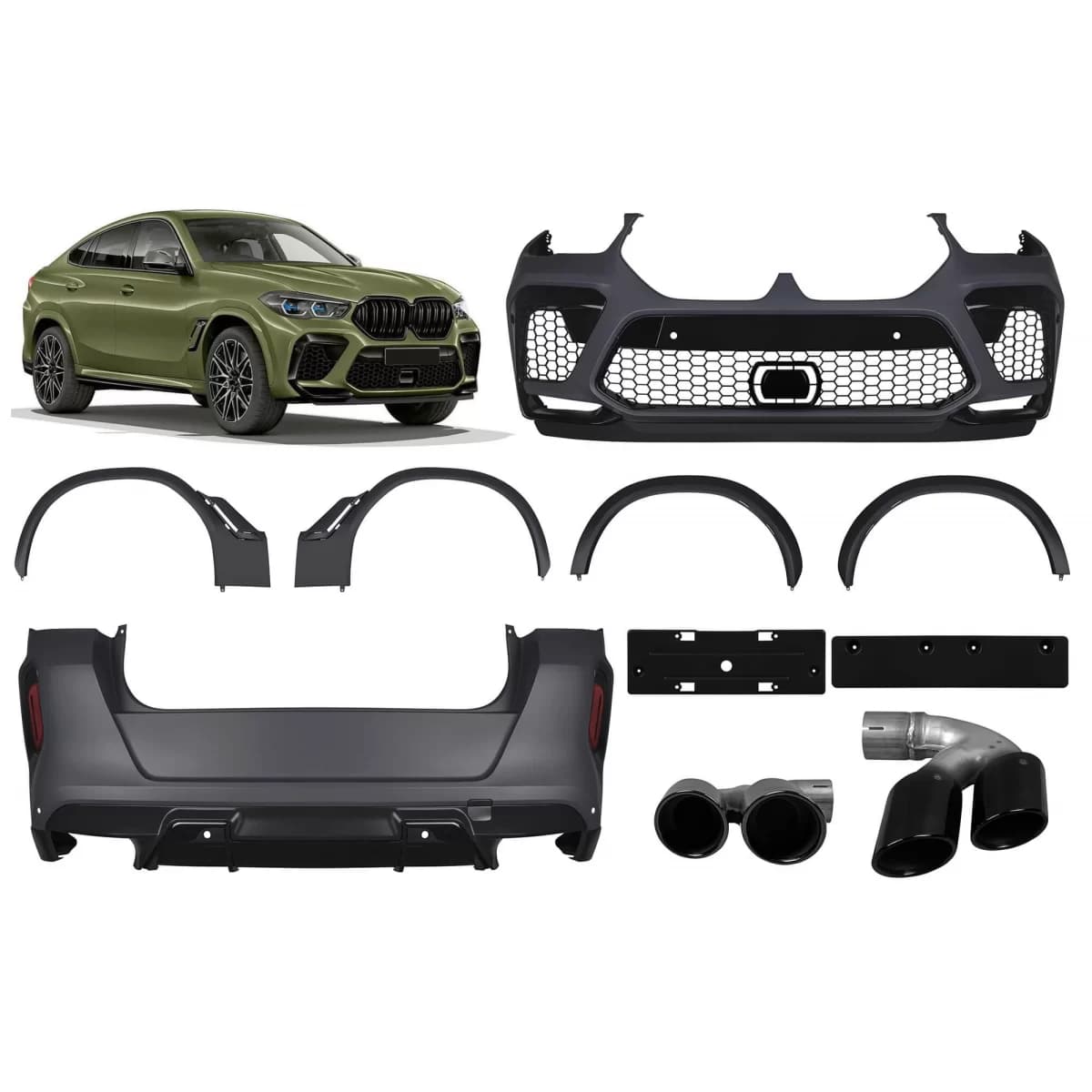 X6M package suitable for BMW X6 G06 after 2020