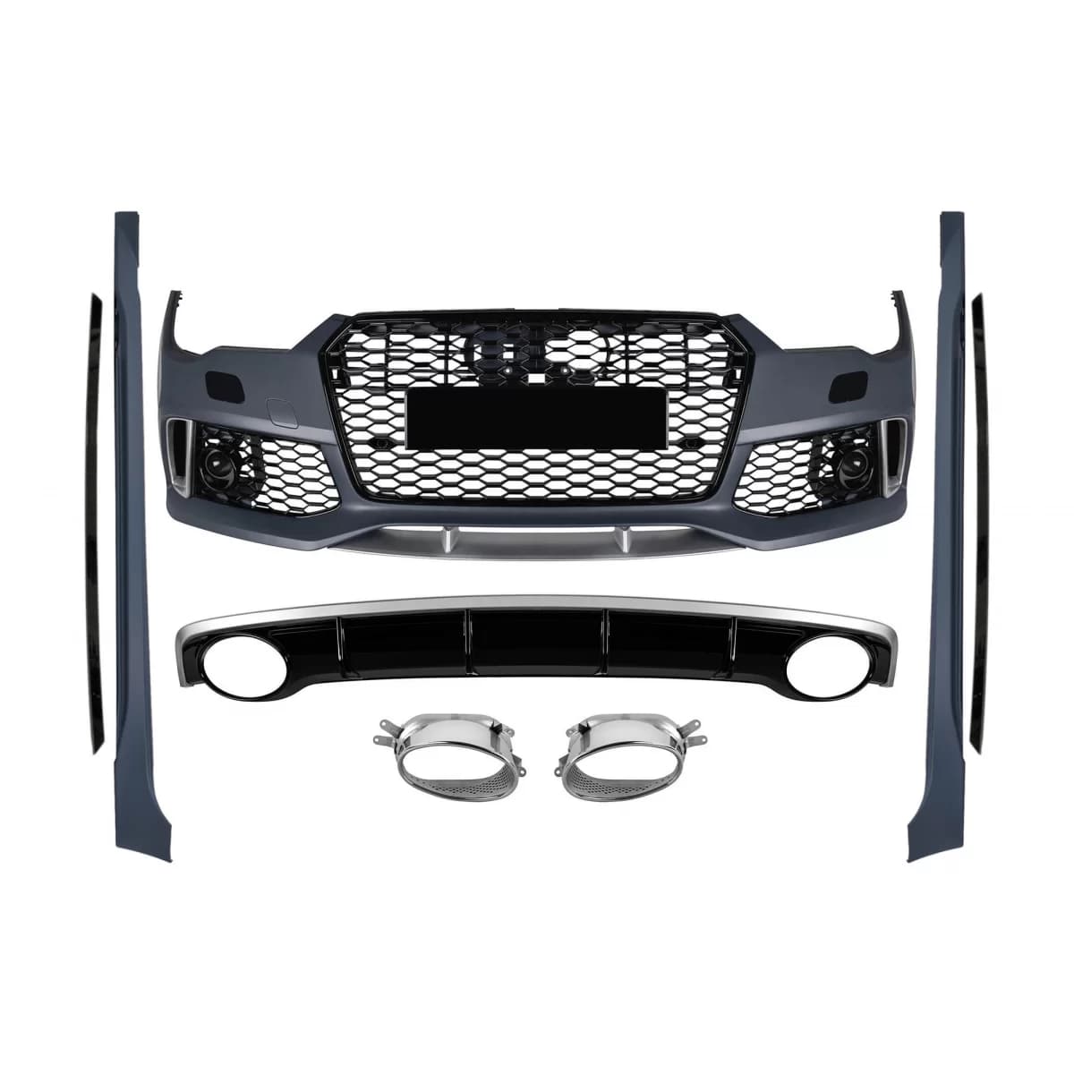 Tuning package suitable for Audi A7 2015-2017 for the model with rear S-line bumper