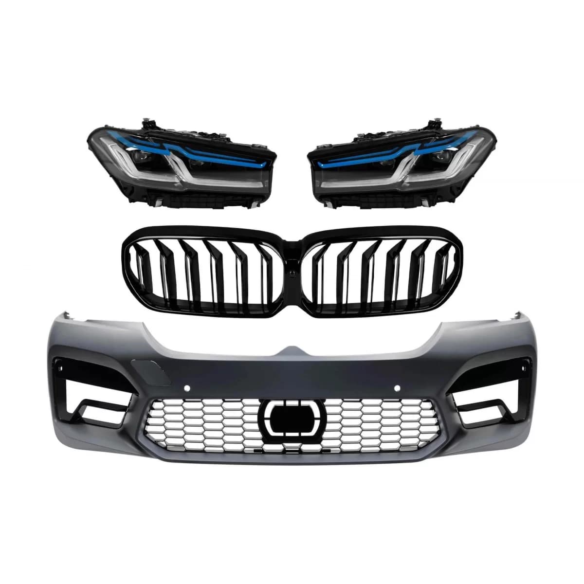 Tuning conversion for front of BMW 5 Series G30, G31 2018-2020 to M5 F90 LCI 2020-2024