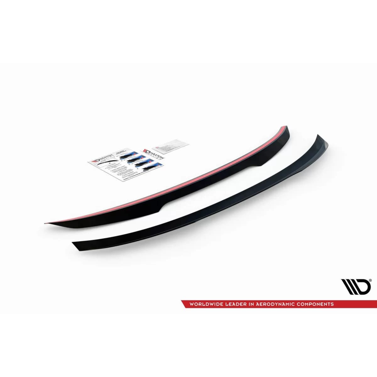 Trunk spoiler suitable for BMW 3 Series G20 sedan after 2018, black lacquer