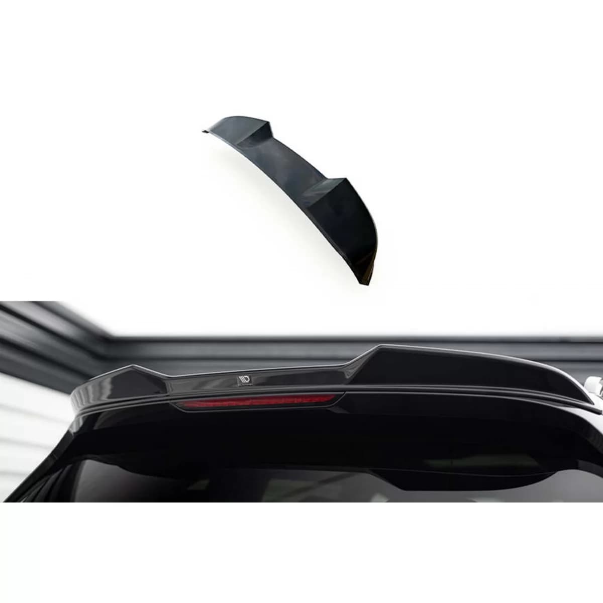 Maxton Design spoiler suitable for BMW X7 G07 with M package after 2022, black lacquer