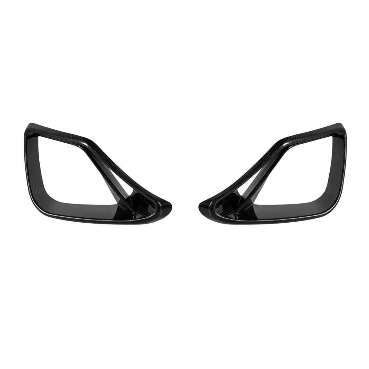 BRBS carbon side grille add-ons suitable for the front S63 bumper on Mercedes S-Class Coupe C217 2017-2020