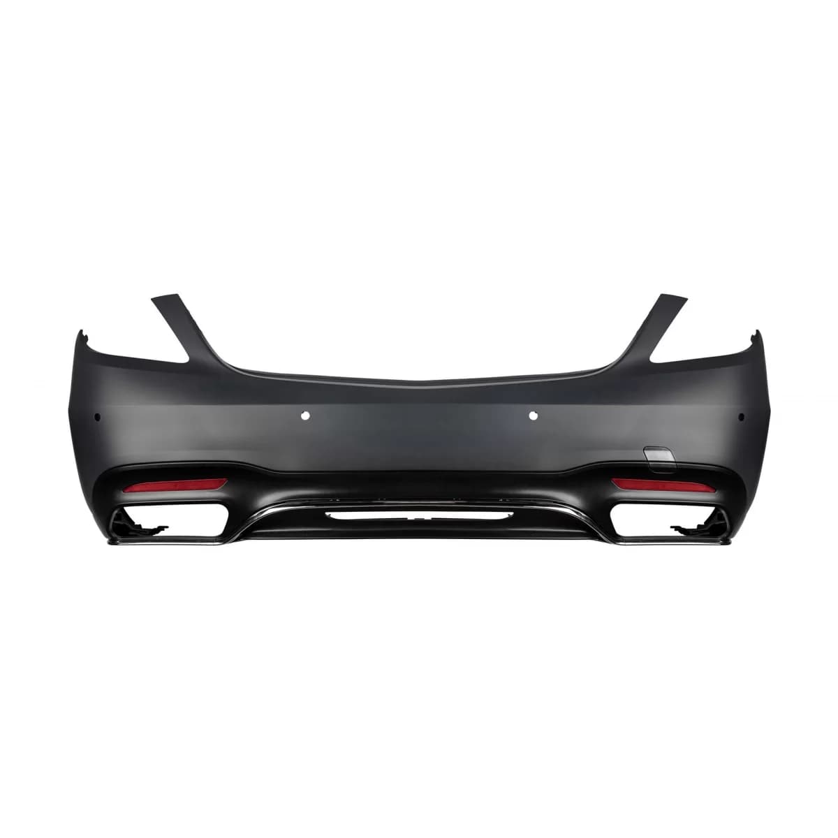 Rear A Design bumper type S63/S65 suitable for Mercedes S-Class W222 2017-2020 with PDC, double diffuser for dual exhaust -oo--oo-