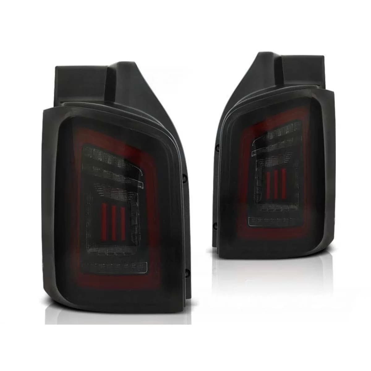 LED tuning tail light set suitable for VW T5 04.2003-2015 black/red, left and right