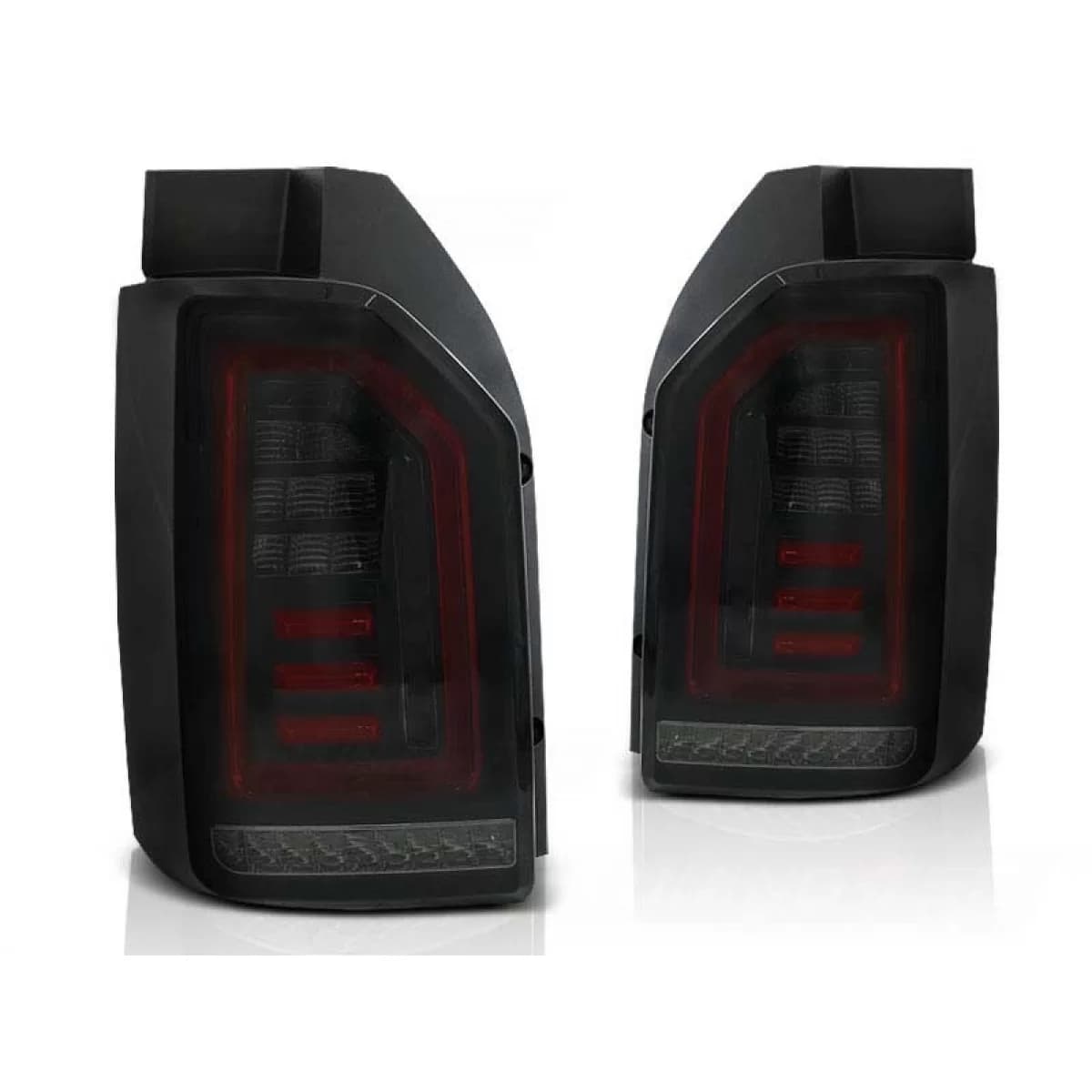 LED tuning tail light set suitable for VW T6 after 2015 black/red, left and right
