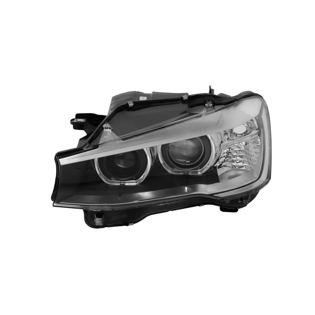 Left xenon headlight suitable for BMW X3 F25 LCI 2014-2017 with black base