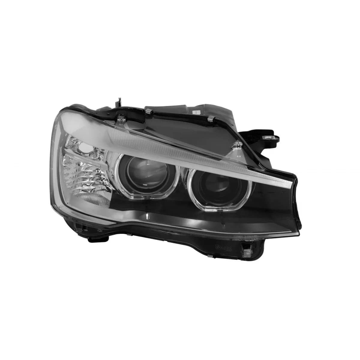 Right xenon headlight suitable for BMW X3 F25 LCI 2014-2017 with black base