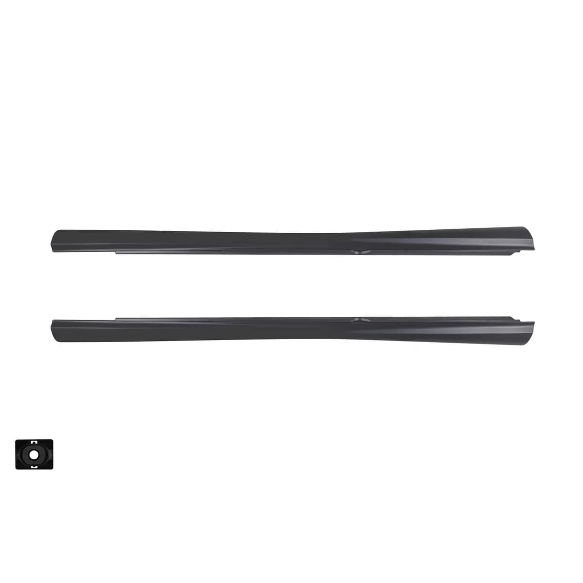 A Design type S65 side skirts suitable for Mercedes S-Class W221 2006-2013 short wheelbase