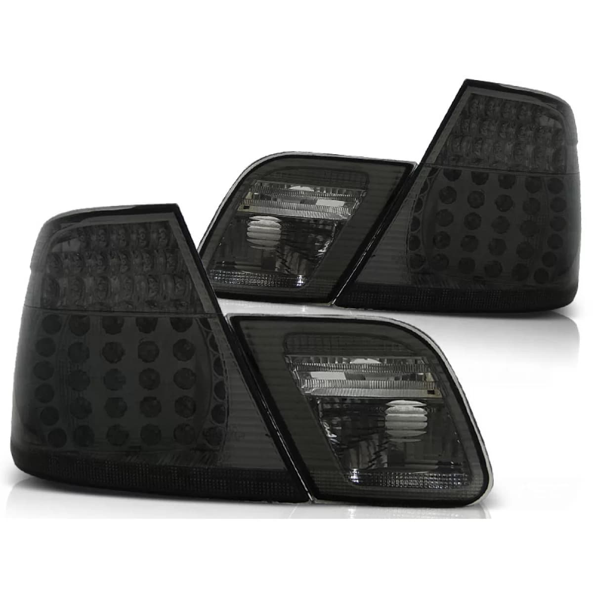LED TAIL LIGHTS SMOKE fits BMW E46 04.99-03.03 COUPE
