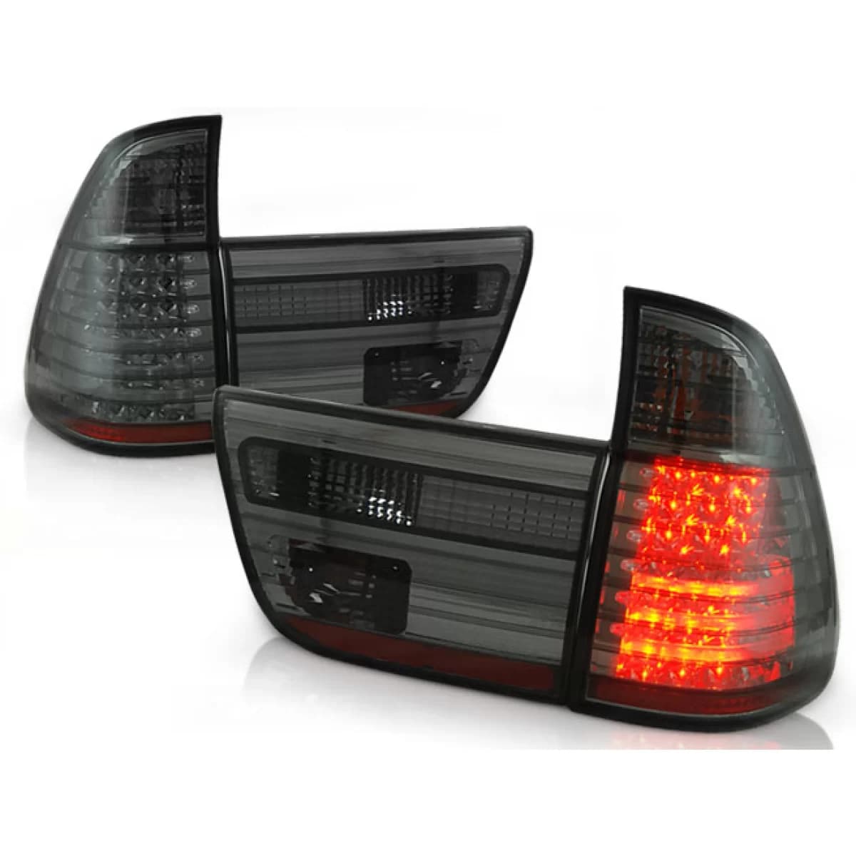 LED TAIL LIGHTS SMOKE fits BMW X5 E53 09.99-10.03