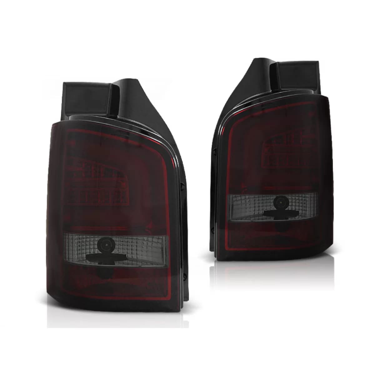 LED BAR TAIL LIGHTS RED SMOKE fits VW T5 04.10-15