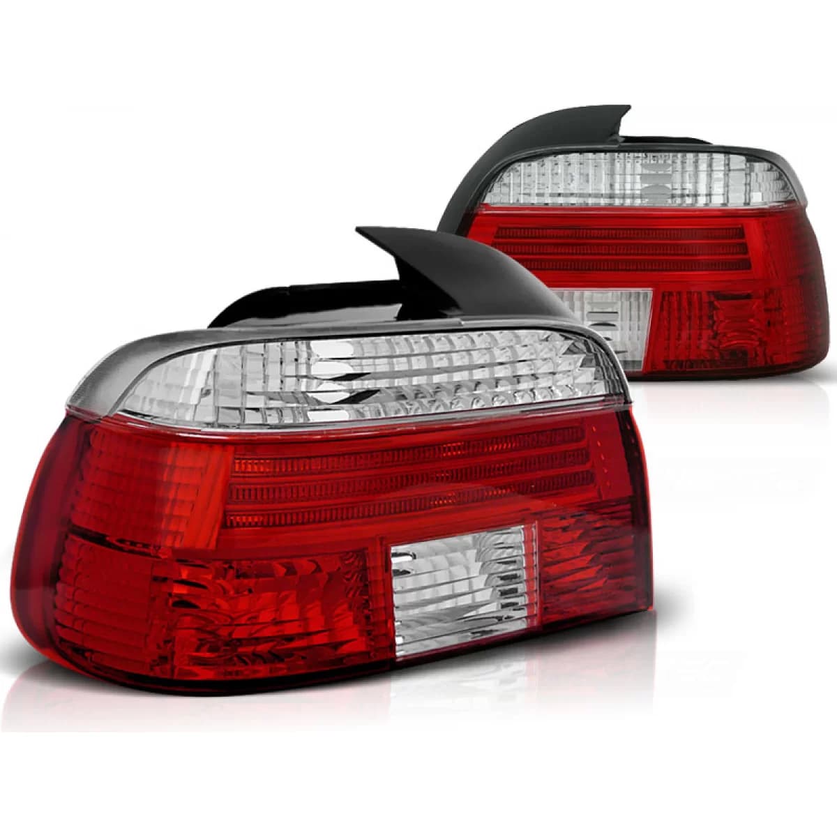 TAIL LIGHTS RED WHITE fits BMW E39 09.95-08.00