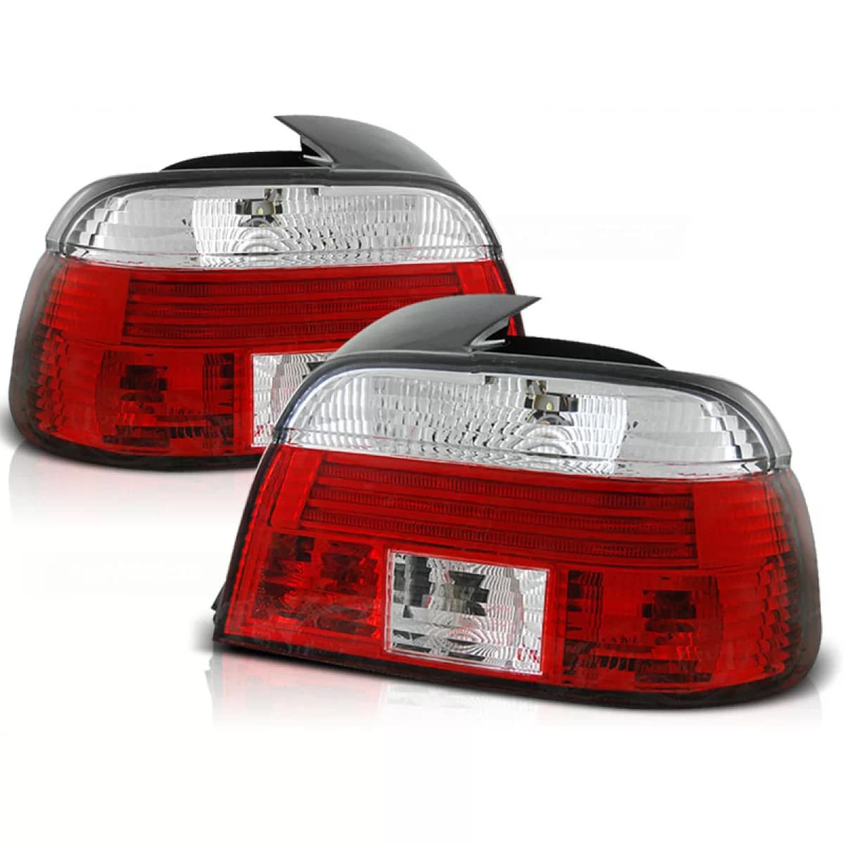 TAIL LIGHTS RED WHITE fits BMW E39 09.95-08.00